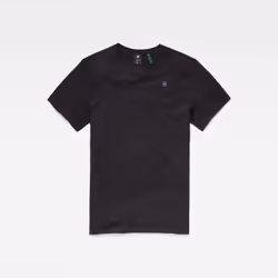 T-shirt basique - G-STAR - Homme - Manches courtes - Noir