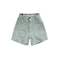 Short Femme - G-Star - 3D Fatigue - Taille haute - Coupe large - Poches profondes