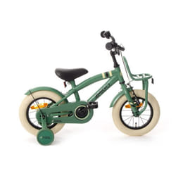 Vélo enfant - AMIGO - 2Cool 12 pouces - Frein à rétropédalage - Vert armée - 2 à 4 ans