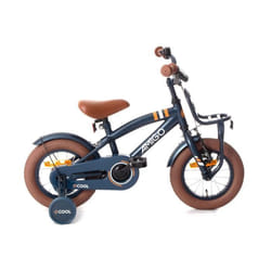 Vélo enfant - AMIGO - 2Cool - 12 pouces - Frein à rétropédalage - Cadre en acier - Bleu