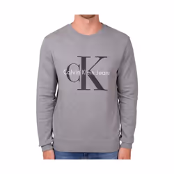 Sweat Gris Homme Calvin Klein Jeans ZM0ZM01338