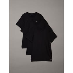 Calvin Klein 000NB4011E-001-S chemise et haut Tee-shirt Encolure torsadée Manche courte Coton