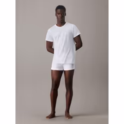 Calvin Klein 000NB4011E-100-S chemise et haut Tee-shirt Encolure torsadée Manche courte Coton - Vue supplémentaire 5