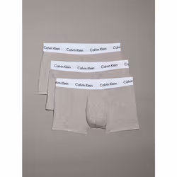 Calvin Klein 0000U2664G-KS0-S, Caleçons, Boxeur, Adulte, Mâle, Gris, Blanc, Monochromatique