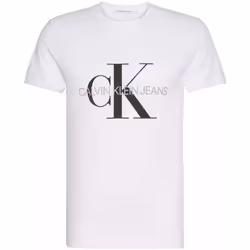 T shirt Calvin Klein Core Monogramme slim Blanc Homme