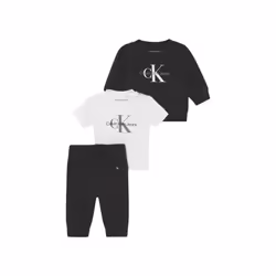 Ensemble Noir Garçon Calvin Klein Jeans Monogram