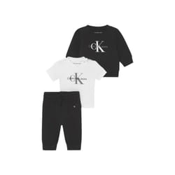 Ensemble Noir Garçon Calvin Klein Jeans Monogram
