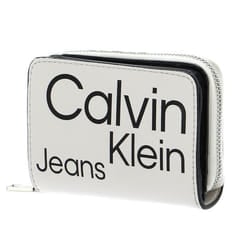 Calvin Klein CKJ Sleek Zip Wallet With Flap M Beige Aop [192695] - porte-monnaie porte monnaie