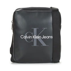 Calvin Klein CKJ Monogram Soft Reporter 18 S Black [196782] -  sac à épaule bandoulière sacoche