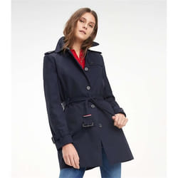 BLOUSON TOMMY HILFIGER WW0WW24966 HERITAGE SINGLE BREA VESTES ET S Femme MIDNIGHT