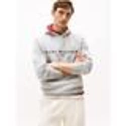 Sweat à capuche - Tommy Hilfiger - Gris - Logo brodé - Manches longues - Poche ouverte