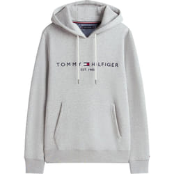 Tommy Hilfiger Sweat à Capuche Homme Gris XXL - Sweat-shirt à Logo Core pour un Style Décontracté et Confortable