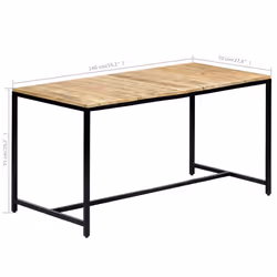 VidaXL 247811 table de cuisine et de salle à manger - Vue supplémentaire 7
