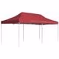 vidaXL Tente de réception pliable Aluminium 6x3 m Bordeaux