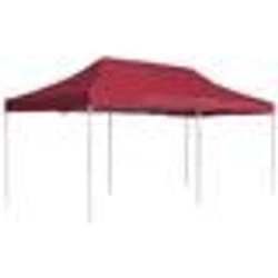 vidaXL Tente de réception pliable Aluminium 6x3 m Bordeaux
