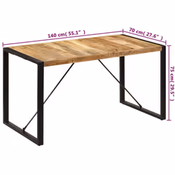 VidaXL 247420 table de cuisine et de salle à manger - Vue supplémentaire 8