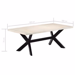 VidaXL 247428 table de cuisine et de salle à manger - Vue supplémentaire 7