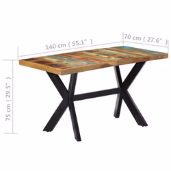 VidaXL 247439 table de cuisine et de salle à manger - Vue supplémentaire 7