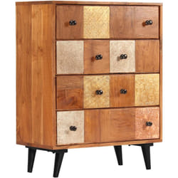 Vidaxl - Commode à tiroirs 60x30x75 cm Bois d'acacia massif