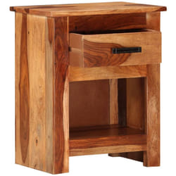 Table De Chevet 40x30x50 Cm Bois Massif Vidaxl