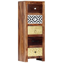 Armoire Latérale 40x30x110 Cm Bois Solide Vidaxl798361