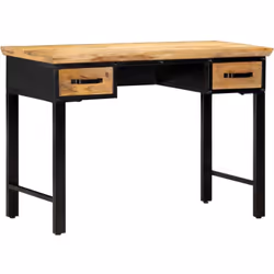 Cette table d'écriture intemporelle sera un supplément distinctif à votre décor intérieur ou bureau. Fabriquée en bois de man ...