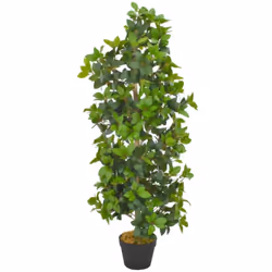 Ajoutez de la verdure à votre intérieur avec ce laurier artificiel d'apparence réaliste. Le laurier torsadé mesure 120 cm de ...