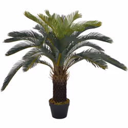 Description générale Ajoutez de la verdure à votre intérieur avec ce palmier cycas artificiel d'apparence réaliste. Mesurant  ...