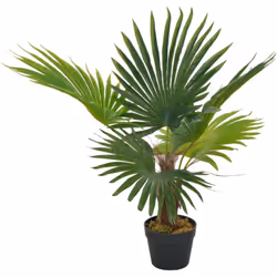 Description générale Ajoutez de la verdure à votre intérieur avec ce palmier artificiel d'apparence réaliste. Mesurant 70 cm  ...
