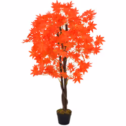 Description générale Ajoutez de la verdure à votre intérieur avec cet érable artificiel d'apparence réaliste. Mesurant 120 cm ...