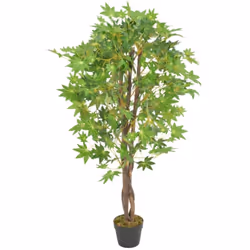 Ajoutez de la verdure à votre intérieur avec cet érable artificiel d'apparence réaliste. L'érable mesure 120 cm de haut et co ...