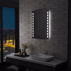 Notre miroir à LED pour salle de bains offre un éclairage lumineux combiné à un style sophistiqué et un design fonctionnel. C ...
