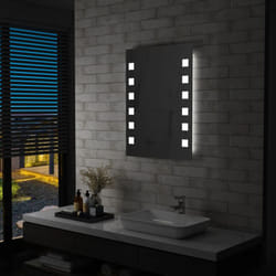 Vidaxl - Miroir mural à led pour salle de bains 60x80 cm
