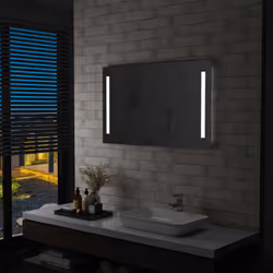Notre miroir à LED pour salle de bains offre un éclairage lumineux combiné à un style sophistiqué et un design fonctionnel. C ...