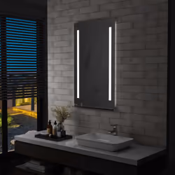 Notre miroir à LED pour salle de bains offre un éclairage lumineux combiné à un style sophistiqué et un design fonctionnel. C ...