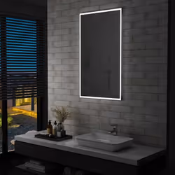 Notre miroir à LED pour salle de bains offre un éclairage lumineux combiné à un style sophistiqué et un design fonctionnel. C ...