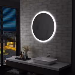 Description générale Notre miroir à LED pour salle de bains offre un éclairage lumineux combiné à un style sophistiqué et un ...
