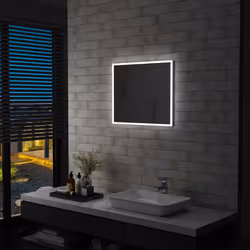 Notre miroir à LED pour salle de bains offre un éclairage lumineux combiné à un style sophistiqué et un design fonctionnel. C ...