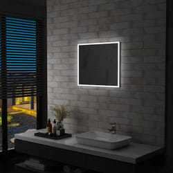 Vidaxl - Miroir mural à led pour salle de bains 60x50 cm