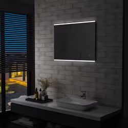 Notre miroir à LED pour salle de bains offre un éclairage lumineux combiné à un style sophistiqué et un design fonctionnel. C ...