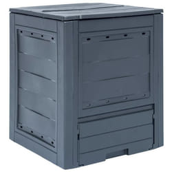 vidaXL Bac à compost de jardin Gris 60x60x73 cm 260 L - TU