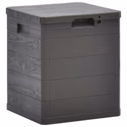 vidaXL Boîte de rangement de jardin 90 L Marron - TU