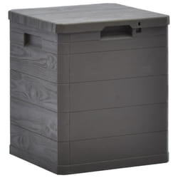 vidaXL Boîte de rangement de jardin 90 L Marron - TU