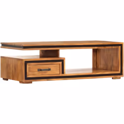 Cette table basse sera un supplément indémodable à votre décoration intérieure ! La table de canapé est faite de bois d'acaci ...