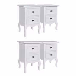 VidaXL 276039, Blanc, 345 mm, 300 mm, 490 mm, 4 pièce(s)