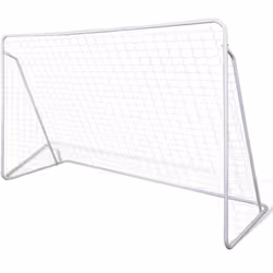 Ces filets de but de football avec des montants de but solides et un filet compact sont conçus pour les adultes et les enfant ...