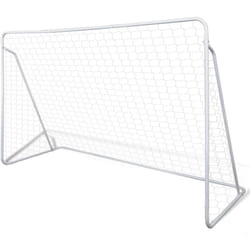 Vidaxl - Filets de but de football Acier 2 pcs 240x90x150 cm