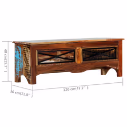 VidaXL 247855 Support TV et centre de divertissement - Vue supplémentaire 8