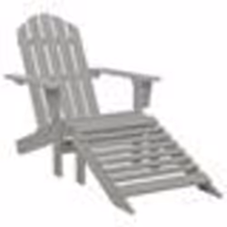VidaXL 45700, Terrace, Siège rembourré, Bois de pin, Gris, 110 kg, 700 mm