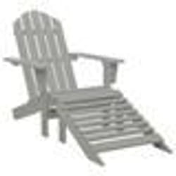 VidaXL 45700 chaise d'extérieur Terrace Siège rembourré Bois de pin Gris